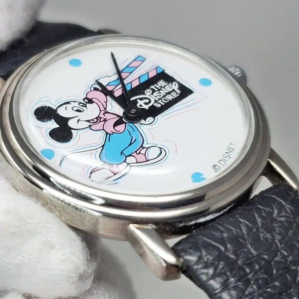 Rare Disney Store Mickey Mouse Clapper Watch Vintage